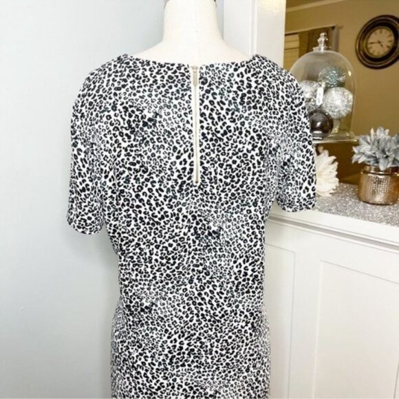 Nanette Lepore Animal Print Shift Dress 6 Small - Picture 6 of 10